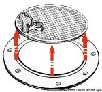 Osculati - Botola ispezione nera 315 x 270 mm